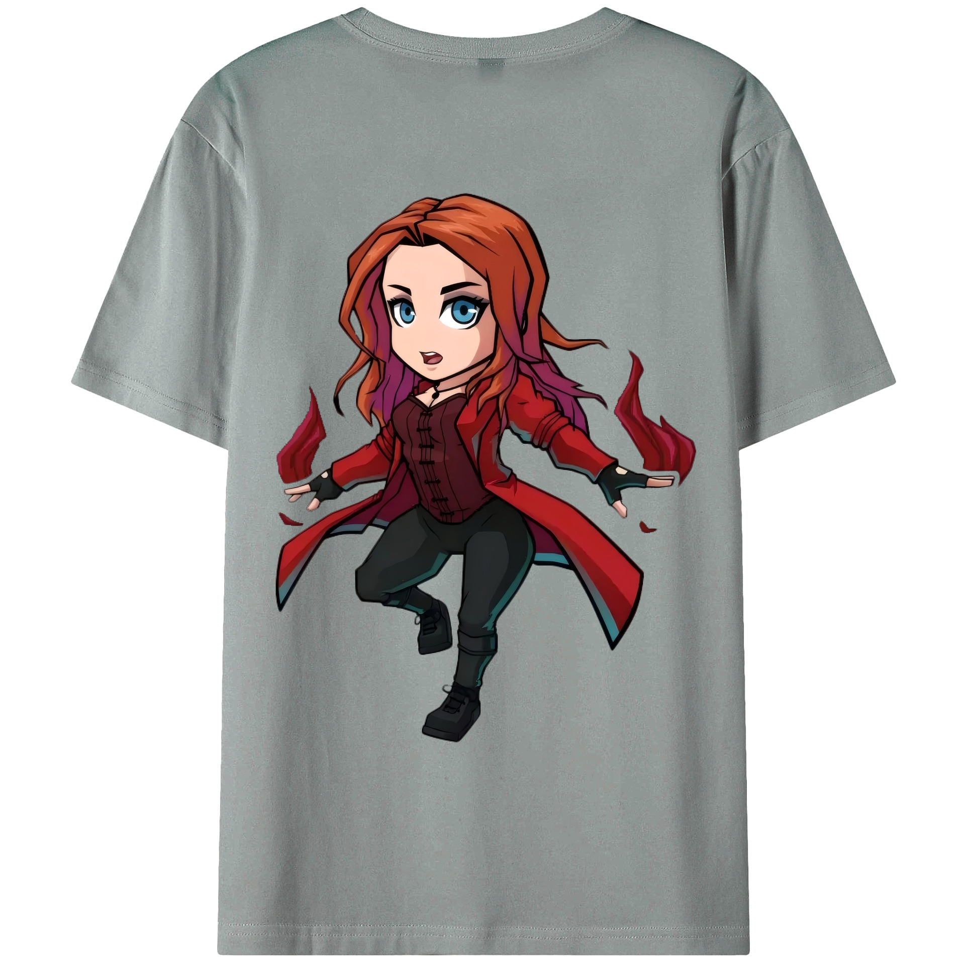 （画像用） アベンジャーズ The Avengers 綿100％ メンズ半袖Tシャツ（バックプリント） 通気性